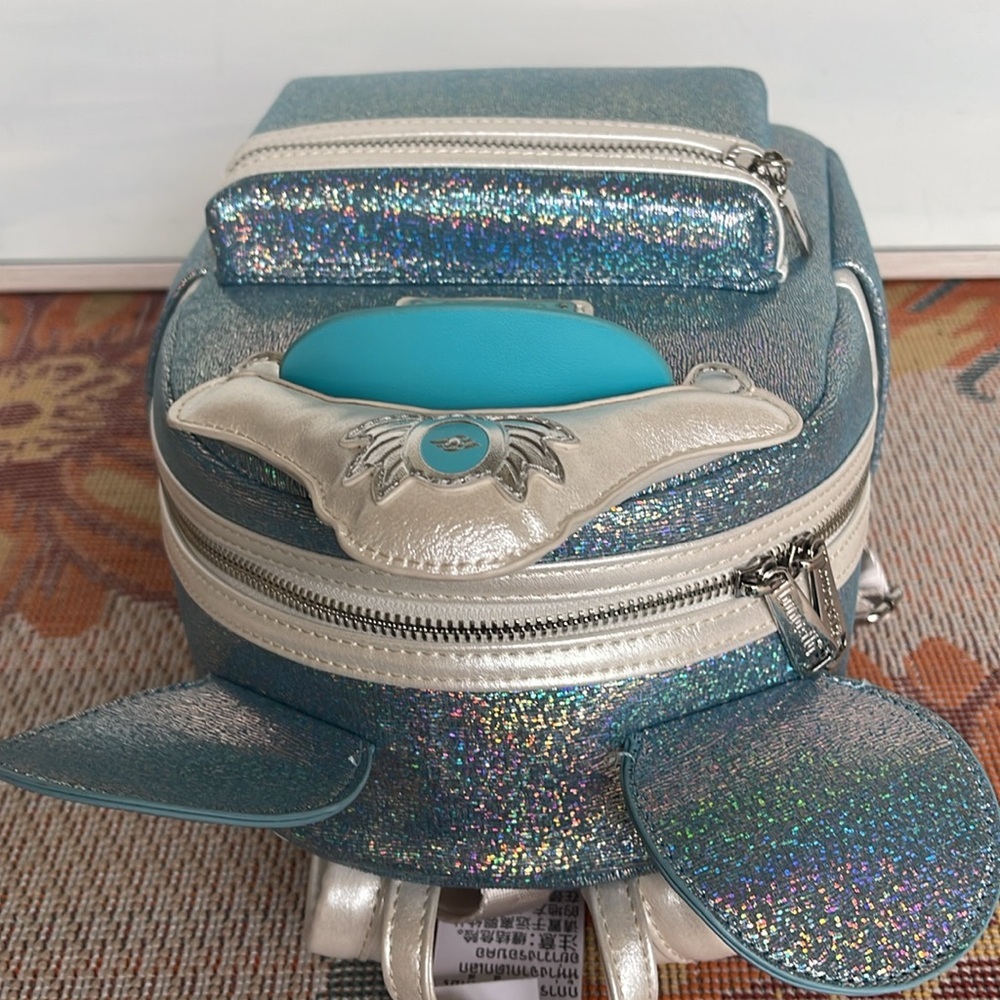 Disney Cruise Line Loungefly Mini Backpack - 25th Anniversary - Shimmering Seas - Picture 8 of 16